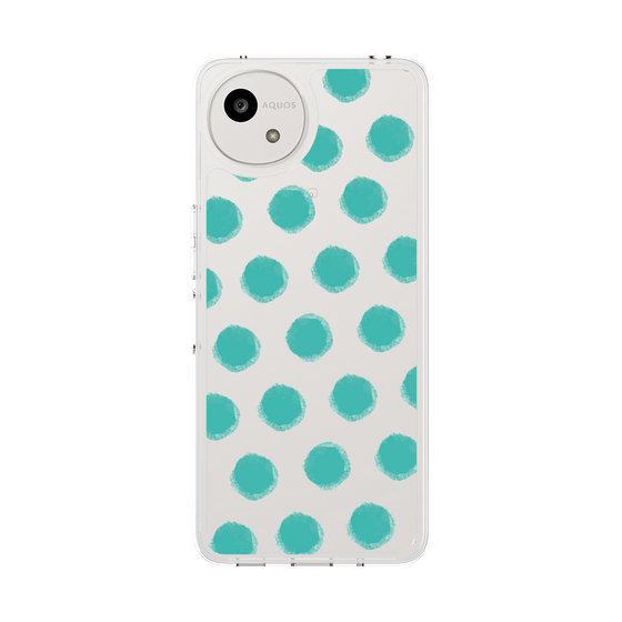 Slim Protection Case［ Original - Favorite Color Polka Dots - Green ］