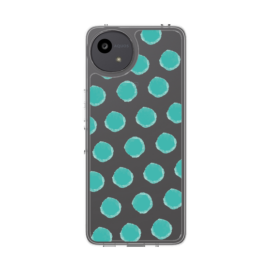Slim Protection Case［ Original - Favorite Color Polka Dots - Green ］