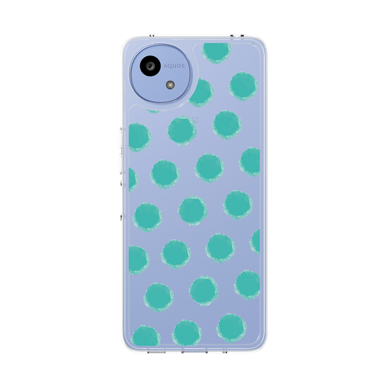 Slim Protection Case［ Original - Favorite Color Polka Dots - Green ］
