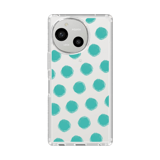 Slim Protection Case［ Original - Favorite Color Polka Dots - Green ］