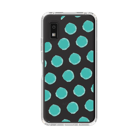Slim Protection Case［ Original - Favorite Color Polka Dots - Green ］