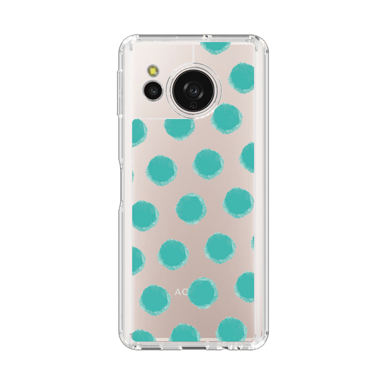 Slim Protection Case［ Original - Favorite Color Polka Dots - Green ］