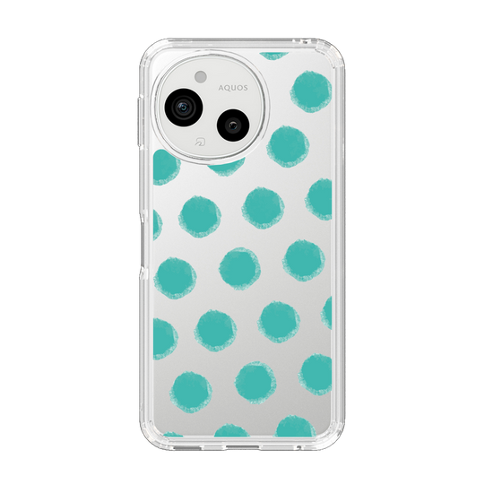 Slim Protection Case［ Original - Favorite Color Polka Dots - Green ］