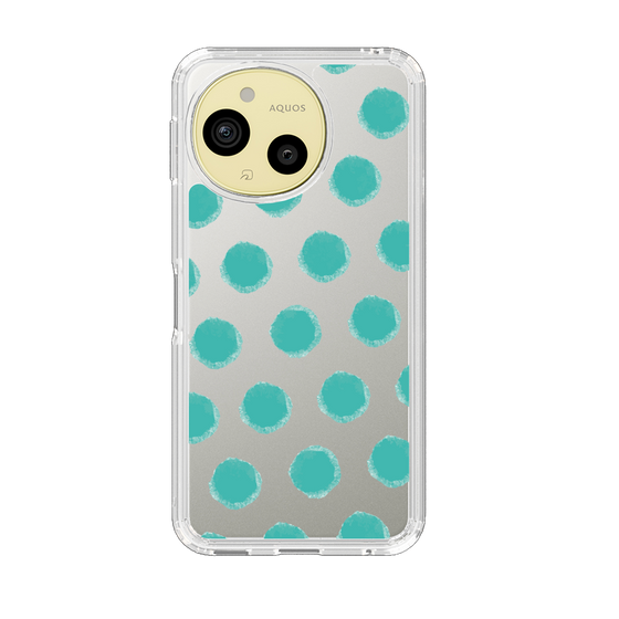 Slim Protection Case［ Original - Favorite Color Polka Dots - Green ］