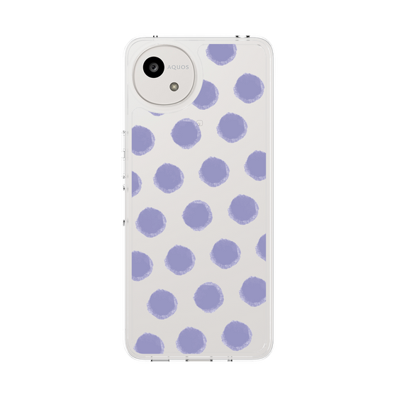 Slim Protection Case［ Original - Favorite Color Polka Dots - Purple ］