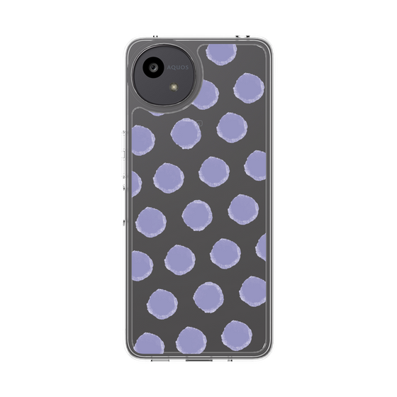 Slim Protection Case［ Original - Favorite Color Polka Dots - Purple ］