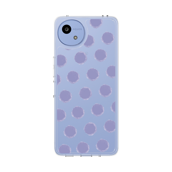 Slim Protection Case［ Original - Favorite Color Polka Dots - Purple ］