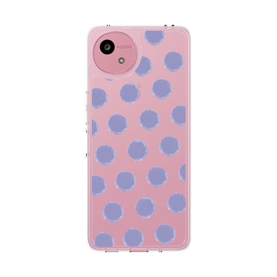 Slim Protection Case［ Original - Favorite Color Polka Dots - Purple ］