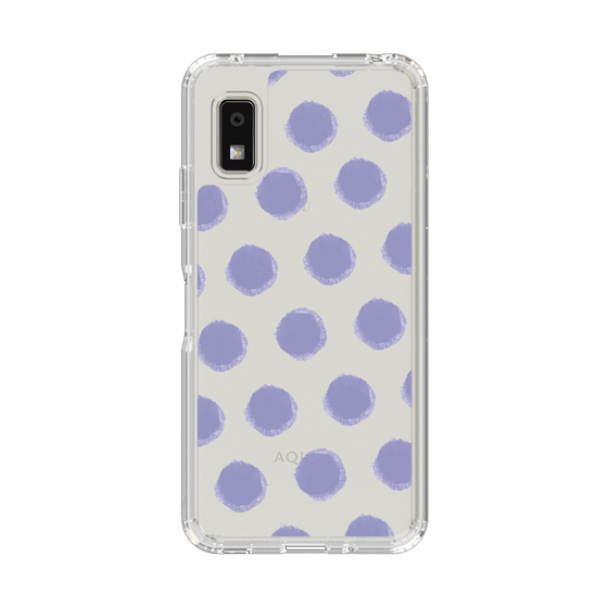 Slim Protection Case［ Original - Favorite Color Polka Dots - Purple ］
