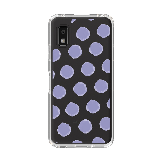 Slim Protection Case［ Original - Favorite Color Polka Dots - Purple ］