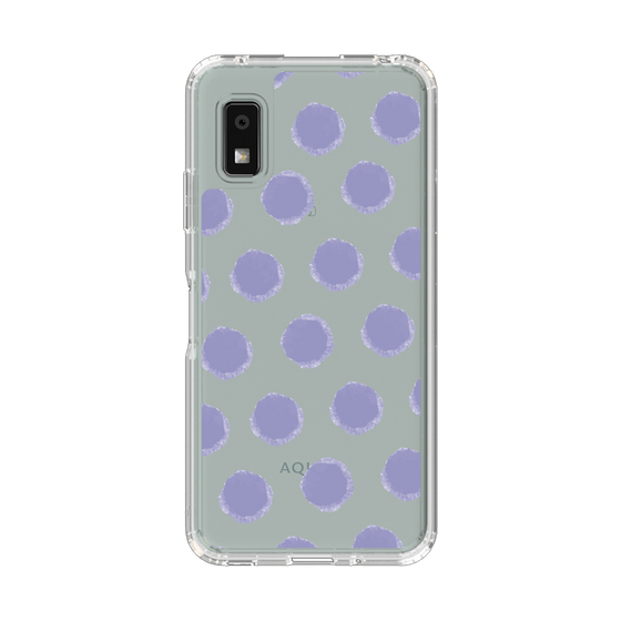 Slim Protection Case［ Original - Favorite Color Polka Dots - Purple ］