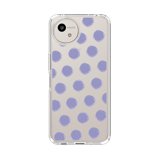 Slim Protection Case［ Original - Favorite Color Polka Dots - Purple ］