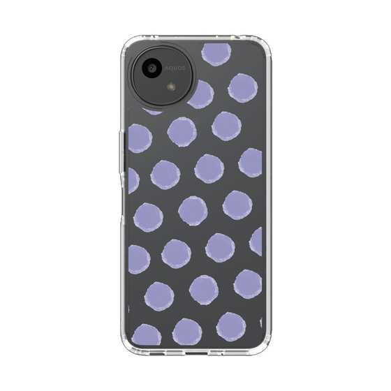 Slim Protection Case［ Original - Favorite Color Polka Dots - Purple ］