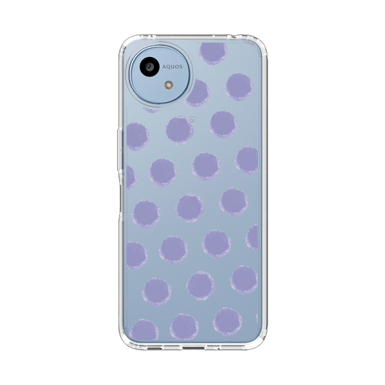 Slim Protection Case［ Original - Favorite Color Polka Dots - Purple ］