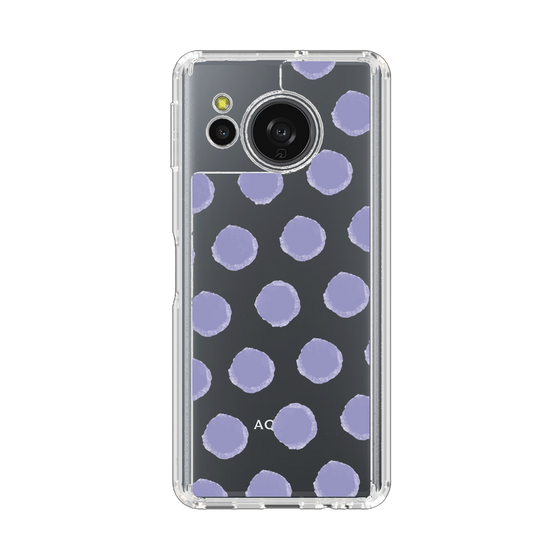 Slim Protection Case［ Original - Favorite Color Polka Dots - Purple ］