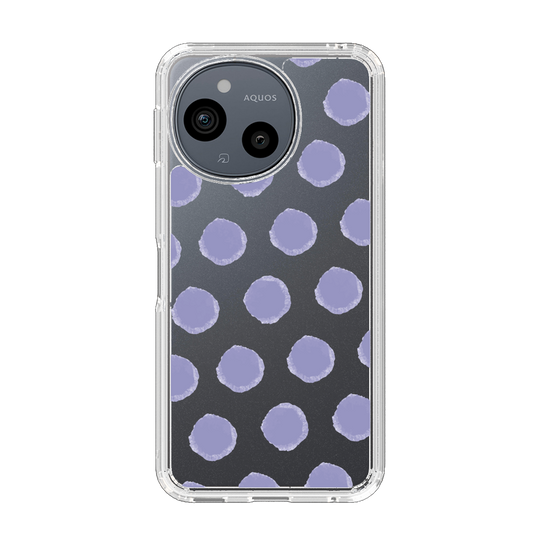 Slim Protection Case［ Original - Favorite Color Polka Dots - Purple ］