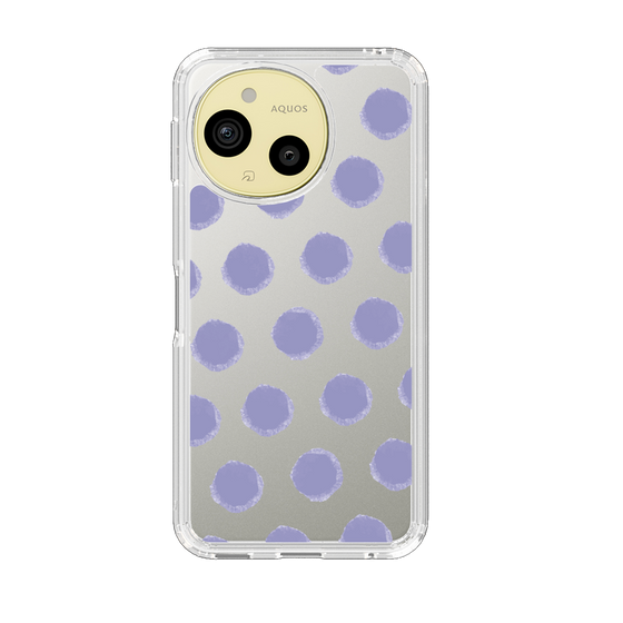 Slim Protection Case［ Original - Favorite Color Polka Dots - Purple ］