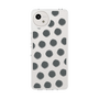 Slim Protection Case［ Original - Favorite Color Polka Dots - Black ］