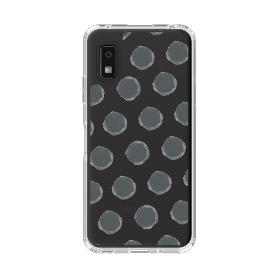 Slim Protection Case［ Original - Favorite Color Polka Dots - Black ］