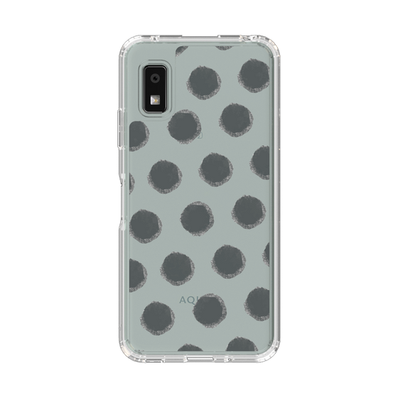 Slim Protection Case［ Original - Favorite Color Polka Dots - Black ］
