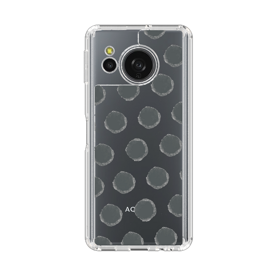 Slim Protection Case［ Original - Favorite Color Polka Dots - Black ］