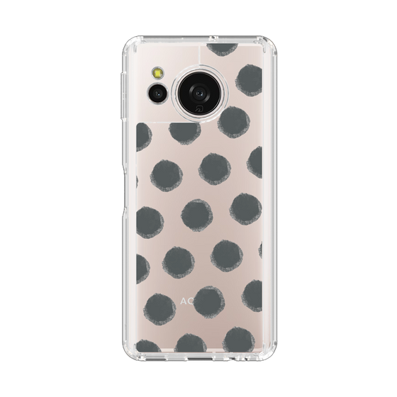 Slim Protection Case［ Original - Favorite Color Polka Dots - Black ］
