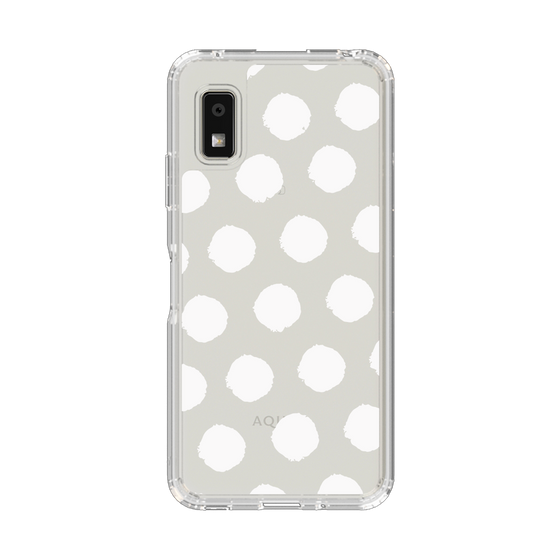 Slim Protection Case［ Original - Favorite Color Polka Dots - White ］