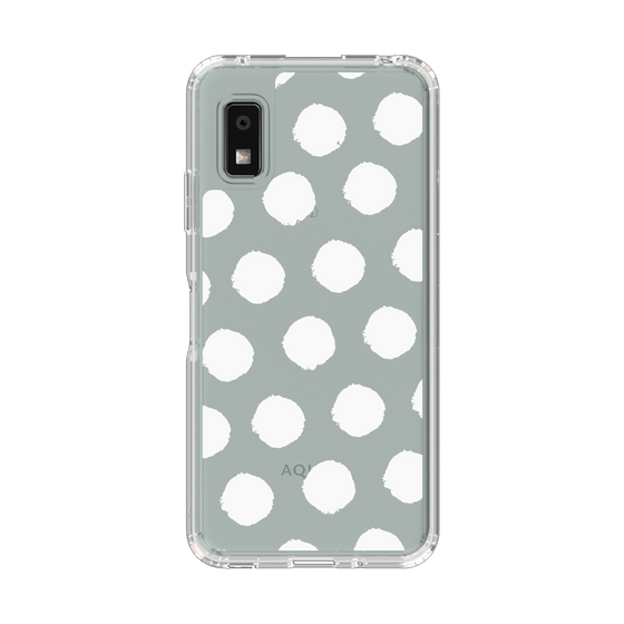 Slim Protection Case［ Original - Favorite Color Polka Dots - White ］