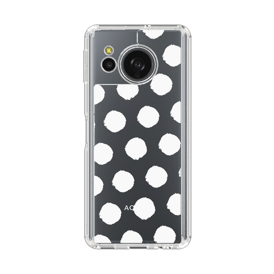 Slim Protection Case［ Original - Favorite Color Polka Dots - White ］