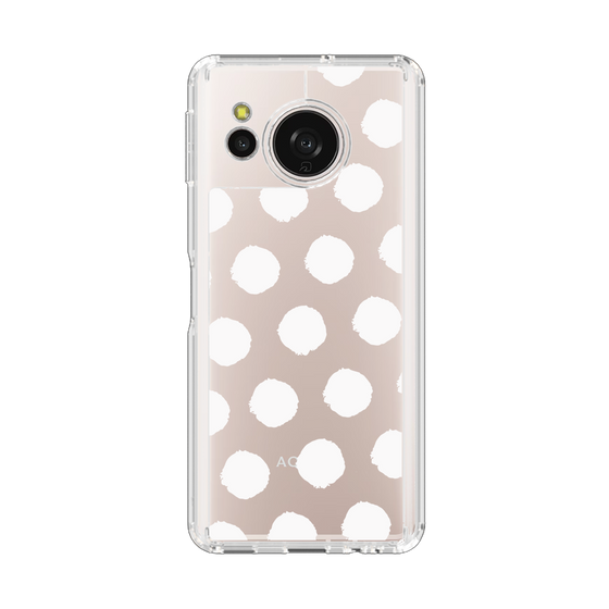 Slim Protection Case［ Original - Favorite Color Polka Dots - White ］