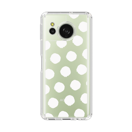 Slim Protection Case［ Original - Favorite Color Polka Dots - White ］