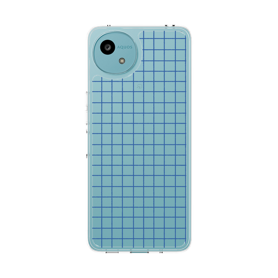 Slim Protection Case［ Original - Favorite Color Check - Blue ］