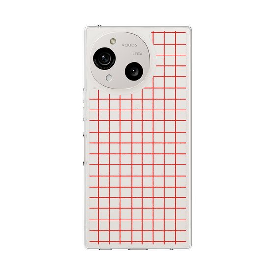 Slim Protection Case［ Original - Favorite Color Check - Red ］