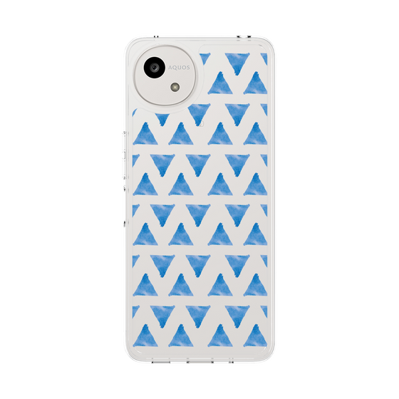 Slim Protection Case［ Original - Favorite Color Triangle - Blue ］