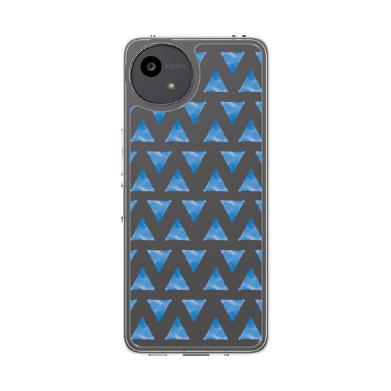 Slim Protection Case［ Original - Favorite Color Triangle - Blue ］