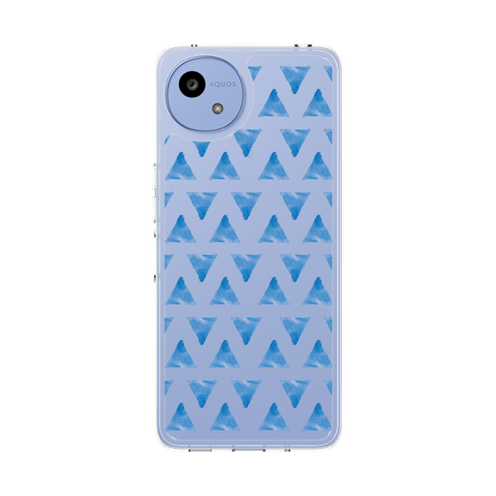 Slim Protection Case［ Original - Favorite Color Triangle - Blue ］