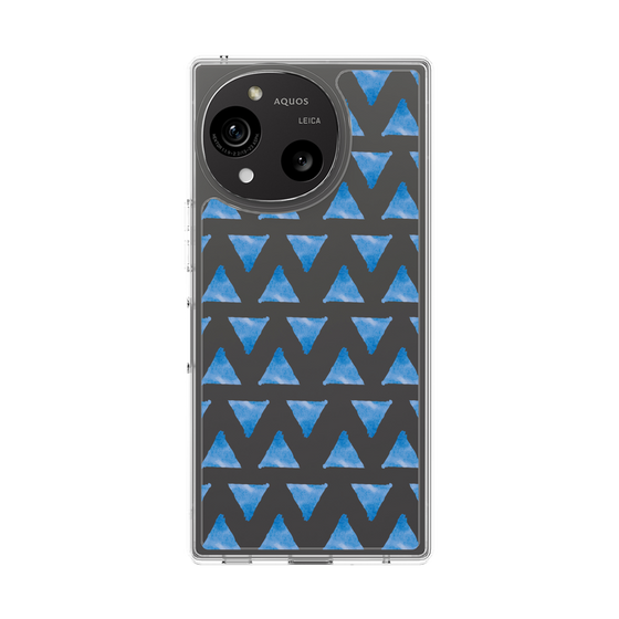 Slim Protection Case［ Original - Favorite Color Triangle - Blue ］