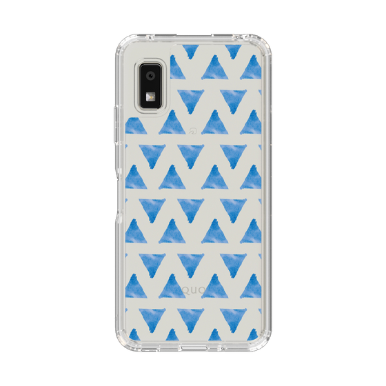 Slim Protection Case［ Original - Favorite Color Triangle - Blue ］