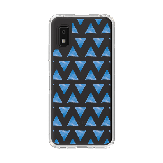 Slim Protection Case［ Original - Favorite Color Triangle - Blue ］
