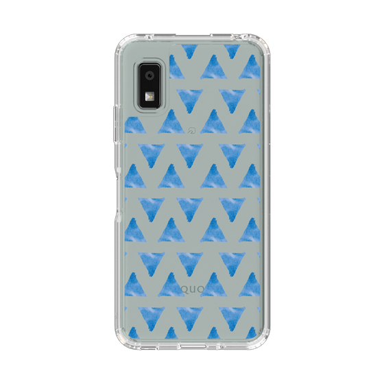 Slim Protection Case［ Original - Favorite Color Triangle - Blue ］