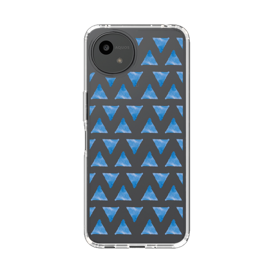 Slim Protection Case［ Original - Favorite Color Triangle - Blue ］