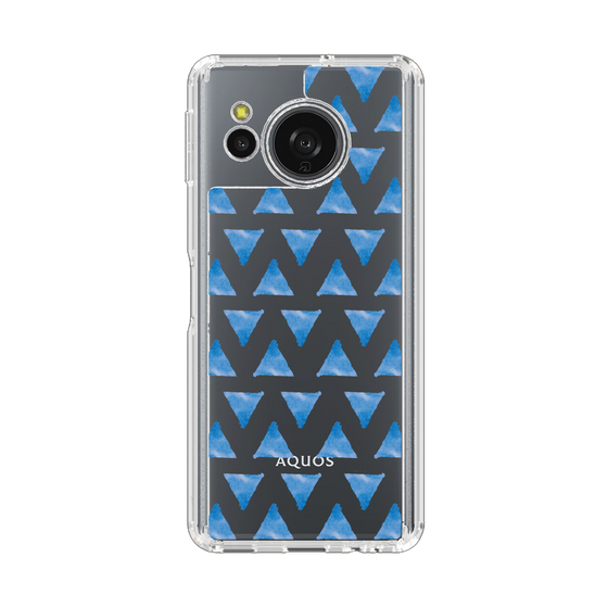 Slim Protection Case［ Original - Favorite Color Triangle - Blue ］