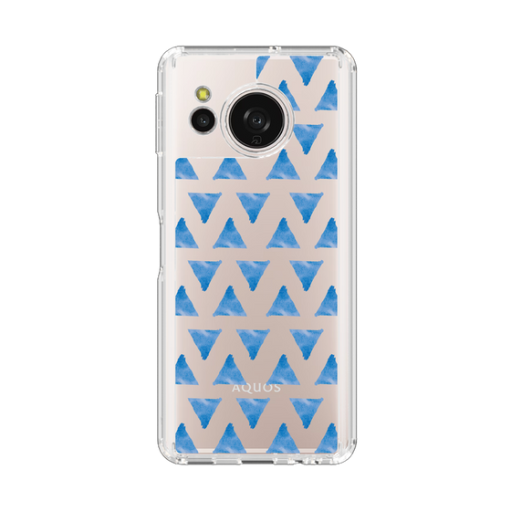 Slim Protection Case［ Original - Favorite Color Triangle - Blue ］