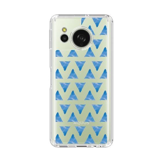 Slim Protection Case［ Original - Favorite Color Triangle - Blue ］