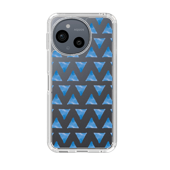 Slim Protection Case［ Original - Favorite Color Triangle - Blue ］