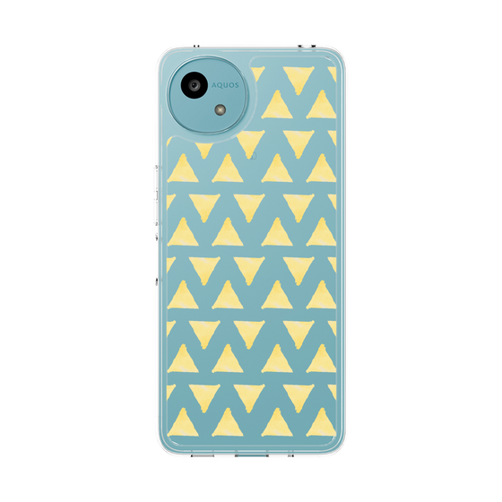 Slim Protection Case［ Original - Favorite Color Triangle - Yellow ］