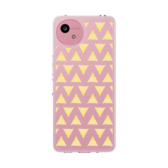 Slim Protection Case［ Original - Favorite Color Triangle - Yellow ］