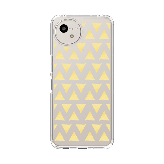 Slim Protection Case［ Original - Favorite Color Triangle - Yellow ］