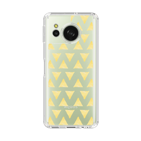 Slim Protection Case［ Original - Favorite Color Triangle - Yellow ］