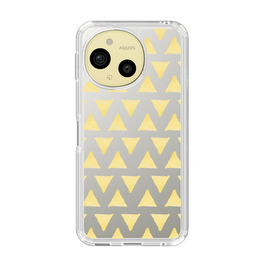 Slim Protection Case［ Original - Favorite Color Triangle - Yellow ］